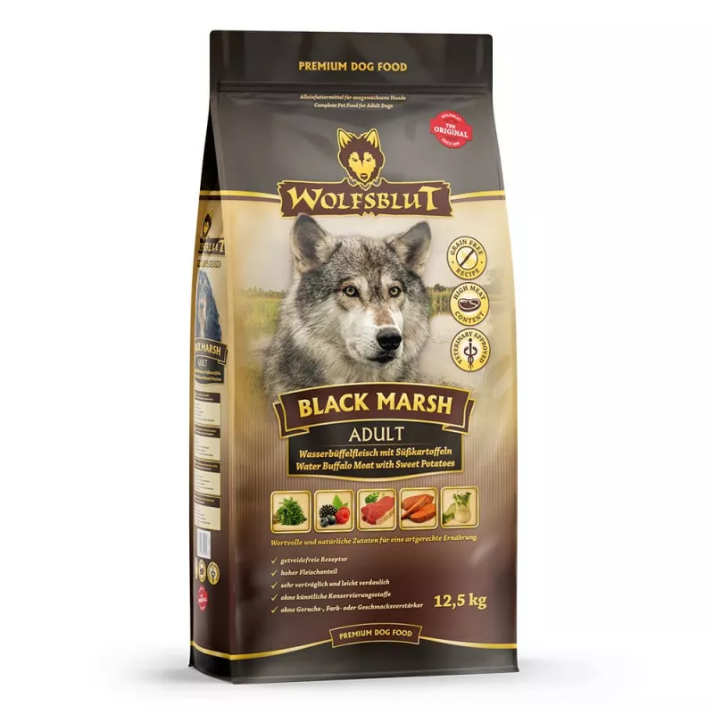 Black Marsh Adult - Wasserbüffel mit Süßkartoffel 12,5 kg